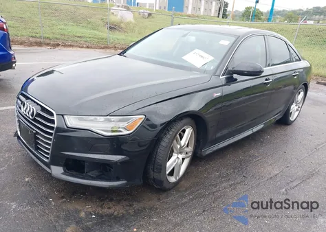 2016 Audi A6 3.0T Premium Plus from USA, damaged, VIN WAUFGAFC4GN118897